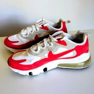 Nike Red and White Athletic Shoes